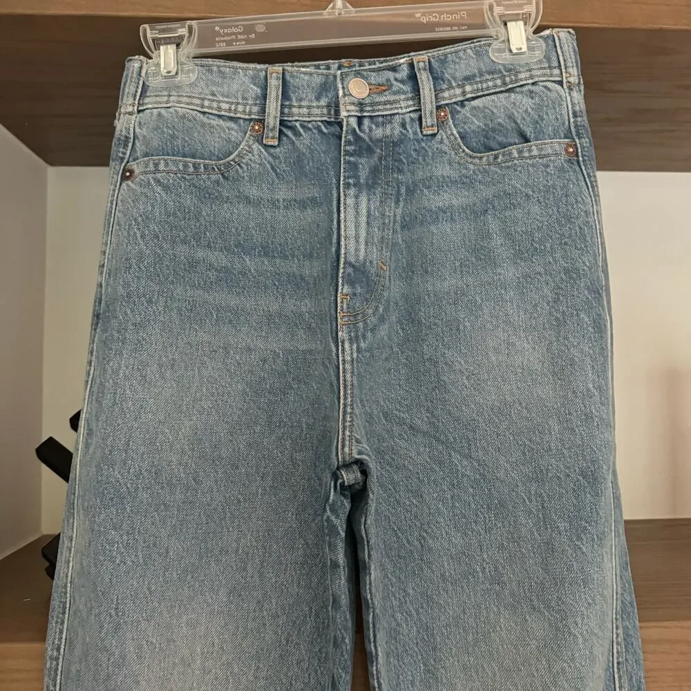 Free People Marion High Waisted Jean in Celeste Blue